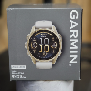 NEW Garmin Fenix 8 43mm AMOLED Sapphire Soft Gold GPS Multisport 010-02903-11
