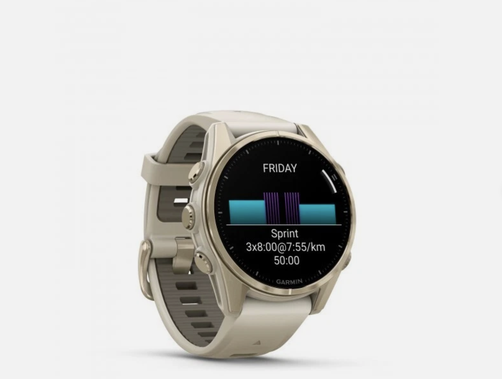 NEW Garmin Fenix 8 43mm AMOLED Sapphire Soft Gold GPS Multisport 010-02903-11 - Image 6