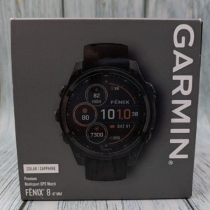 Garmin Fenix 8 Solar Sapphire Titanium 47mm (Carbon grey DLC with grey band) NEW