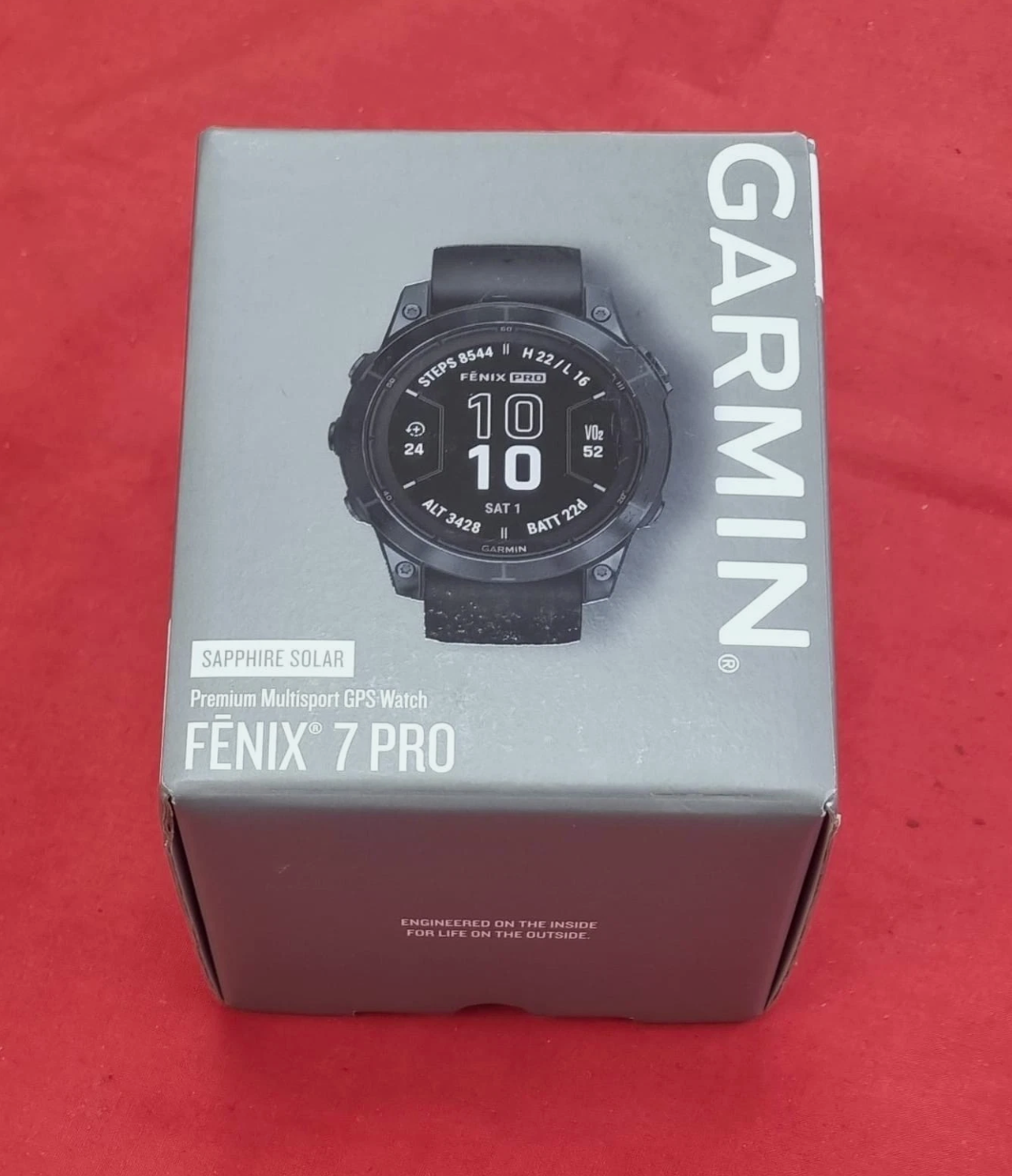 Garmin Fenix 7 PRO, 47mm Sapphire Solar Premium Multisport GPS Watch -Black