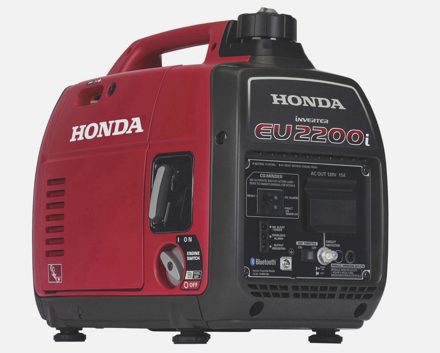 Honda Inverter Generator, 2200 Surge Watts, 1800 Rated Watts, Model# EU2200ITAN - Image 2