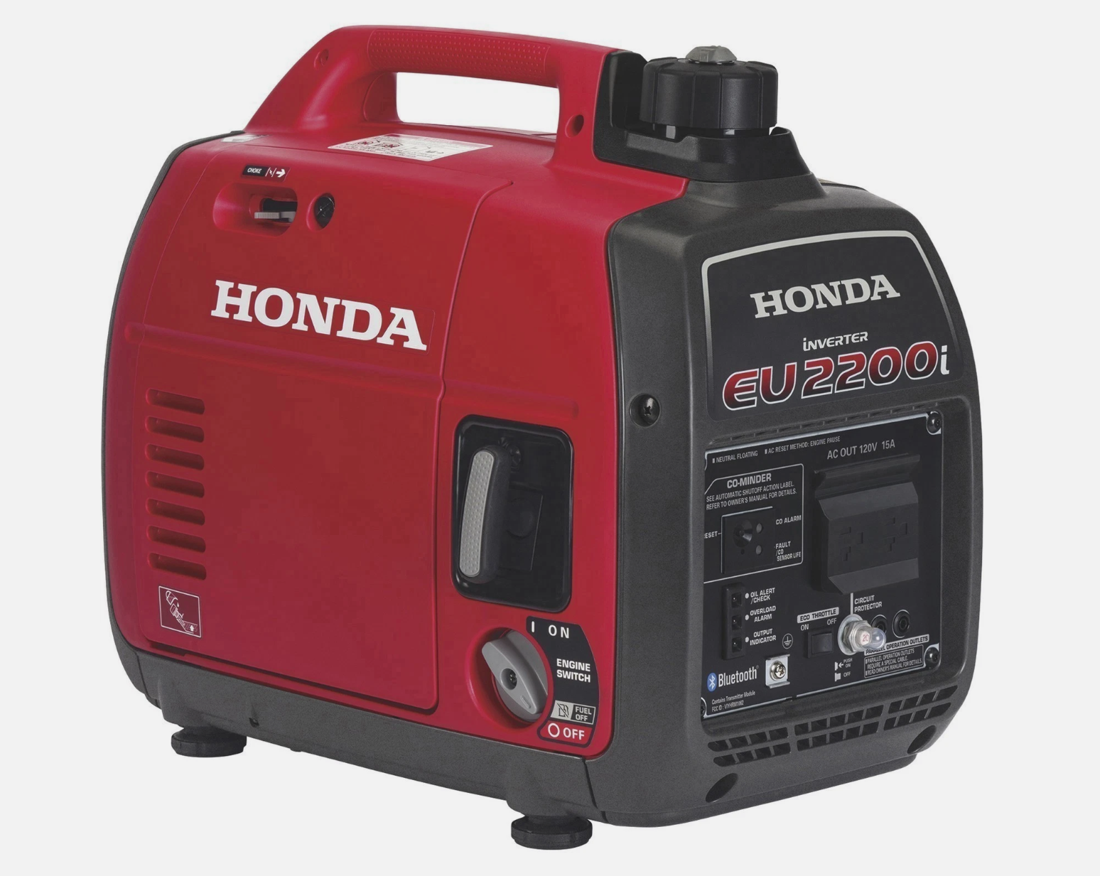 Honda Inverter Generator, 2200 Surge Watts, 1800 Rated Watts, Model# EU2200ITAN - Image 4