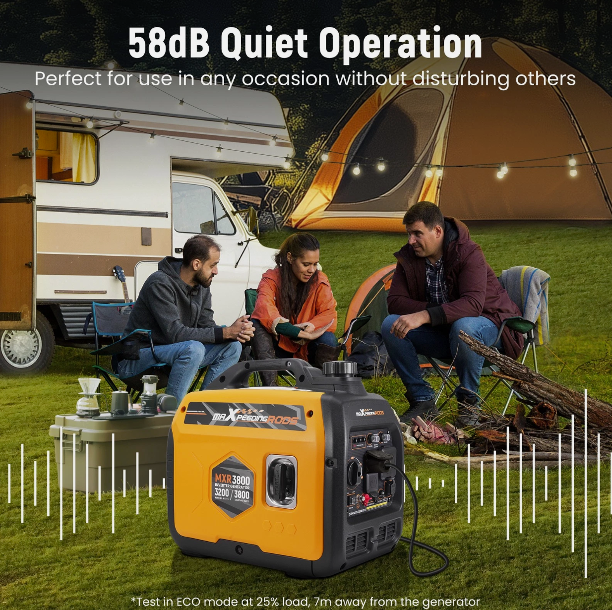 Generator Inverter Super Quiet maXpeedingrods MXR3800 - Image 3