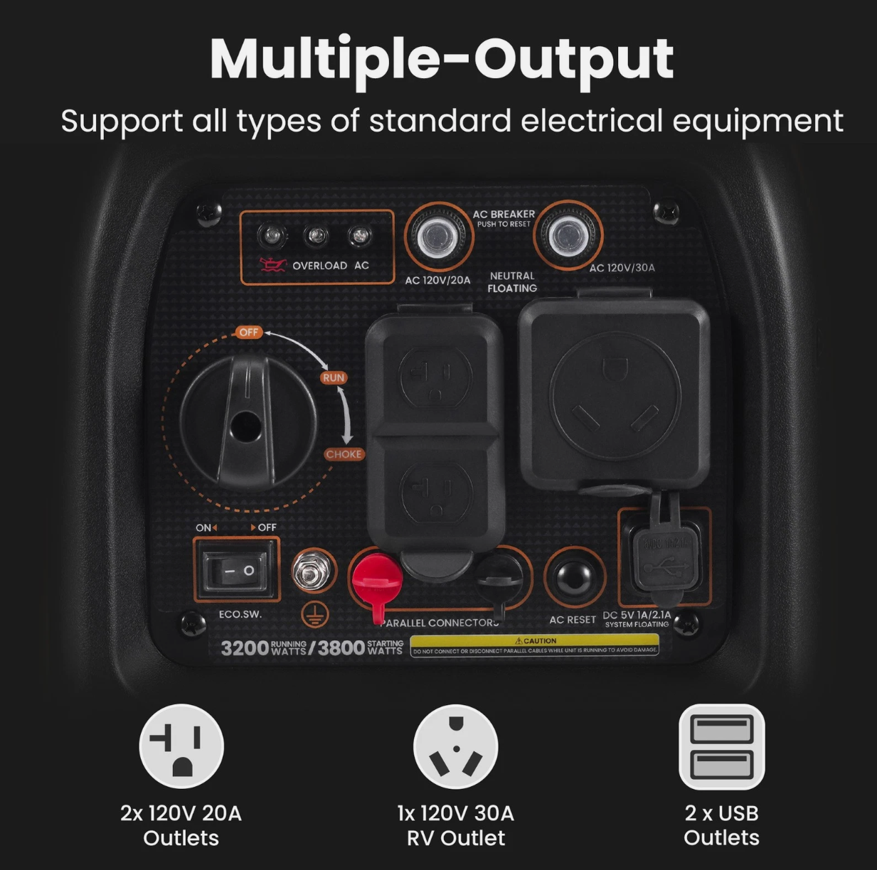Generator Inverter Super Quiet maXpeedingrods MXR3800 - Image 6