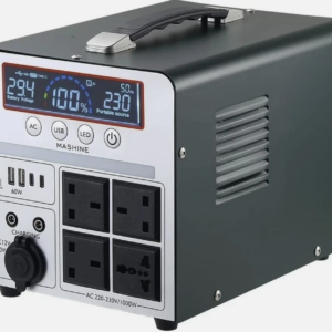 Mashine Power Station 1000W/666Wh, Portable Rechargeable Generator Inverter