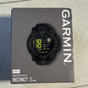 GARMIN INSTINCT 3 Amoled Smartwatch 45mm Black
