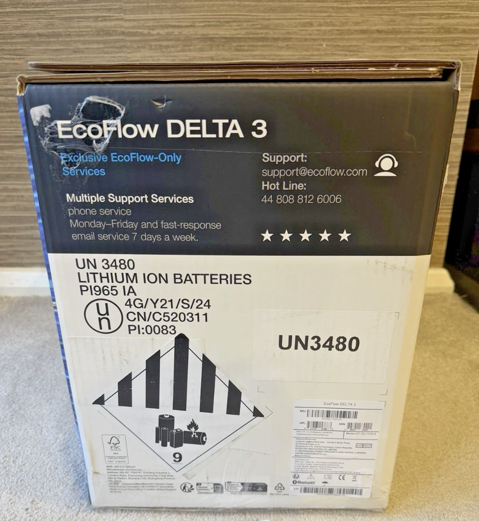 ECOFLOW New DELTA 3 Portable Power Station 1024Wh LiFePO4 Solar Battery - Image 2