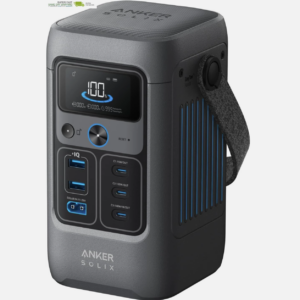 Power Bank Station, 192Wh Portable Power Station, Lifepo4 Battery, 200W Solar