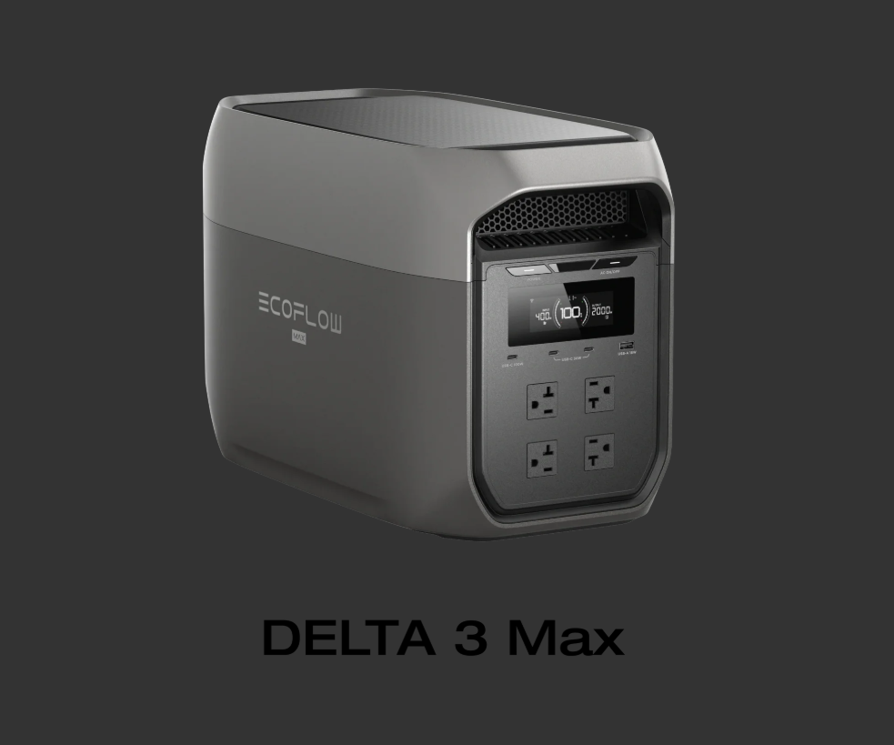 EcoFlow DELTA 3 Max Series Portable Power Station (2048Wh) - Image 7