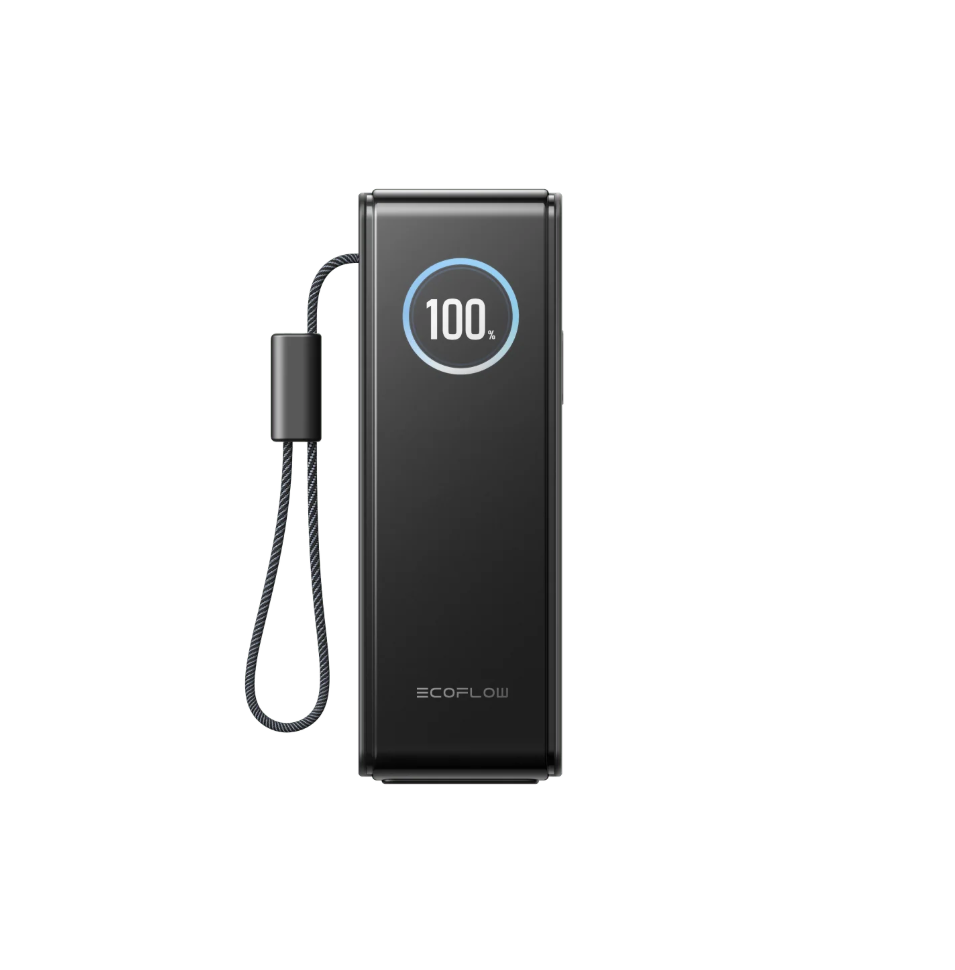 EcoFlow RAPID Power Bank (25,000mAh, 170W, 100W Built-In and Retractable Cables)